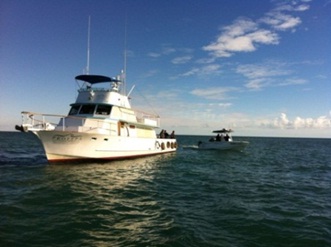 Yate nodriza en el Alto Golfo