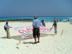 Clausura en playas de CancÃºn