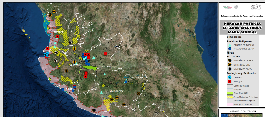 Activa PROFEPA estrategia para rescatar fauna por Huracán Patricia - rotnotpix